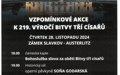 Vzpomínkové akce k 219. výročí BITVY U CÍSAŘE